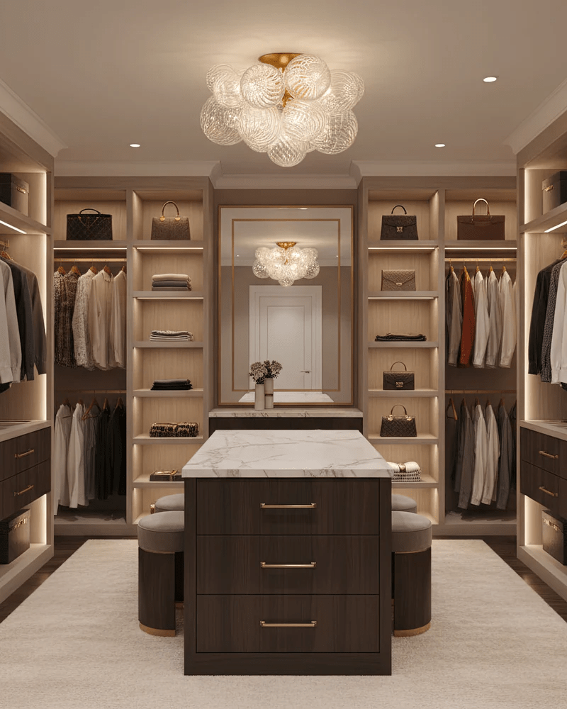 Modern Glass Orb Ceiling Light with Metal Frame