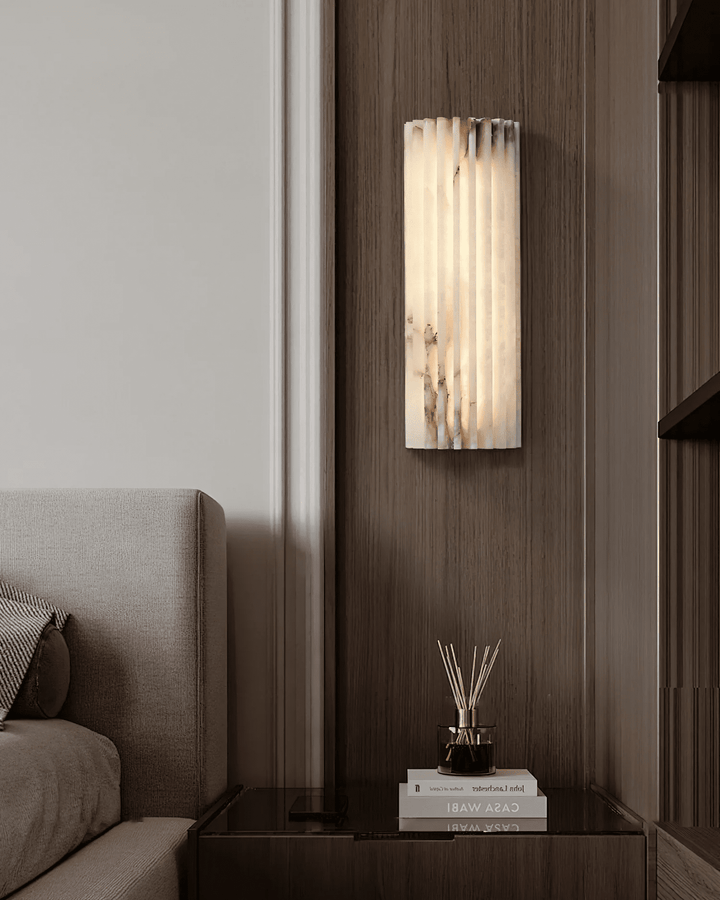 Luz de Pared LED Vertical Acanalada – Lámpara Decorativa de Interior