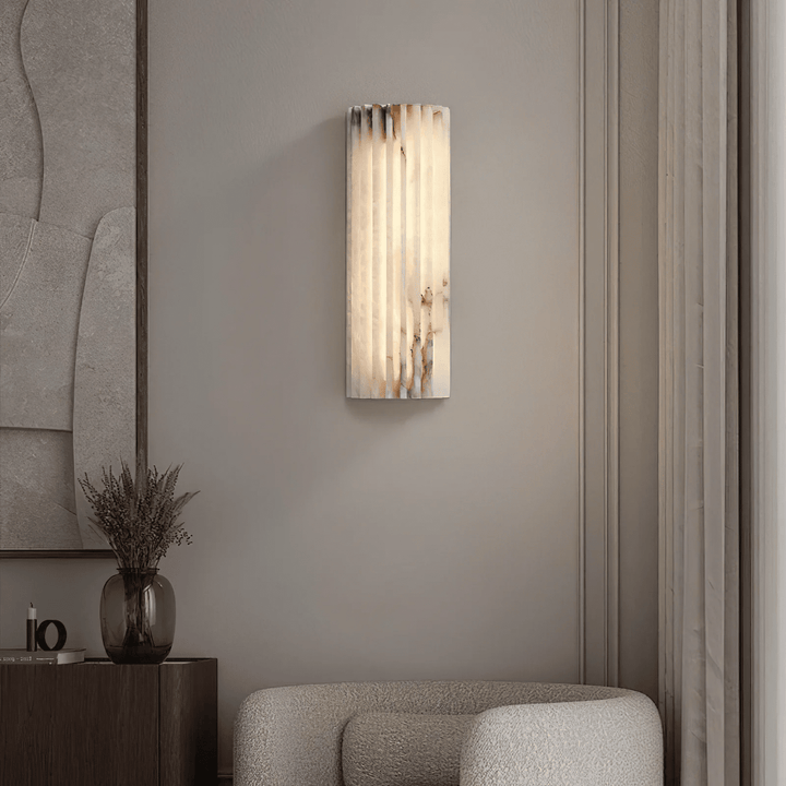 Luz de Pared LED Vertical Acanalada – Lámpara Decorativa de Interior