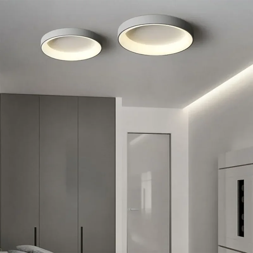 Modern Ceiling Light Round Flush Mount LED Room Lighting