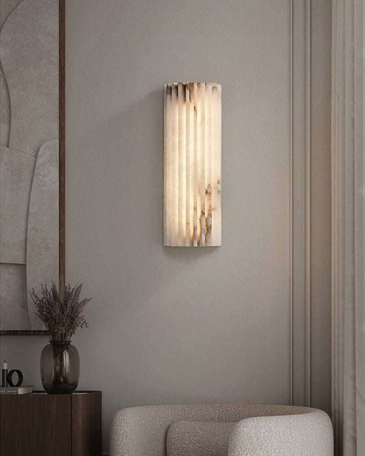 Luz de Pared LED Vertical Acanalada – Lámpara Decorativa de Interior