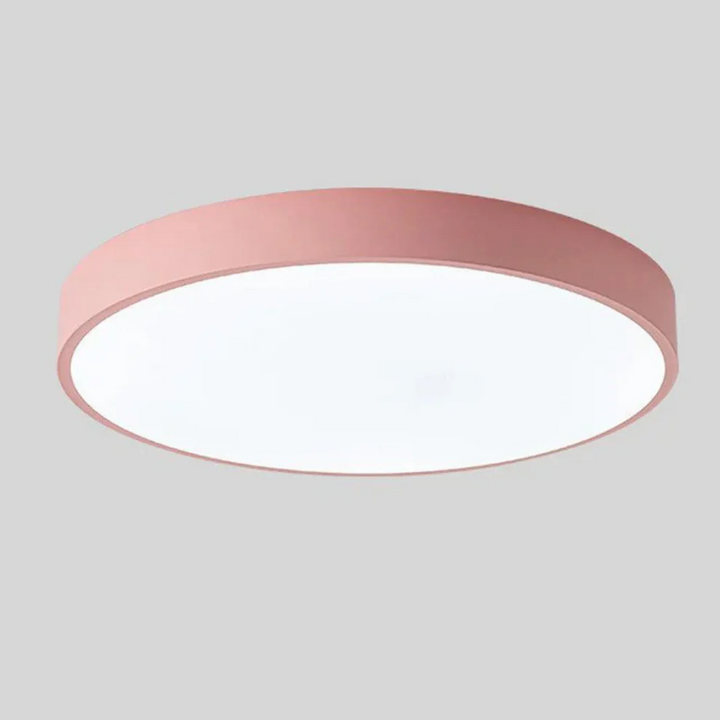 Skandinavische LED-Deckenleuchte aus Holz – Minimalistisches Design & Warmes Licht | Ideal für Schlafzimmer, Flur & Wohnzimmer