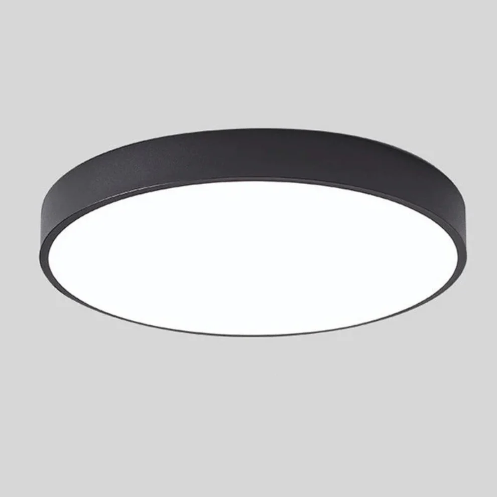 Skandinavische LED-Deckenleuchte aus Holz – Minimalistisches Design & Warmes Licht | Ideal für Schlafzimmer, Flur & Wohnzimmer