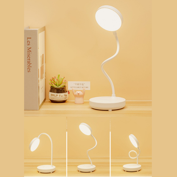 LED Desk Lamp Dimmable Light with Flexible Adjustment
