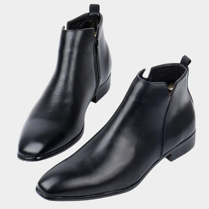 Herren-stiefeletten Mit Spitzer Spitze | Mit Seitlichem Reißverschluss