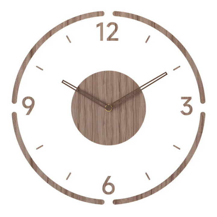 Große Wanduhr aus Acryl & Holz – Modernes & Stilvolles Design | Perfekt für Wohnzimmer, Büro & zeitgemäße Raumgestaltung