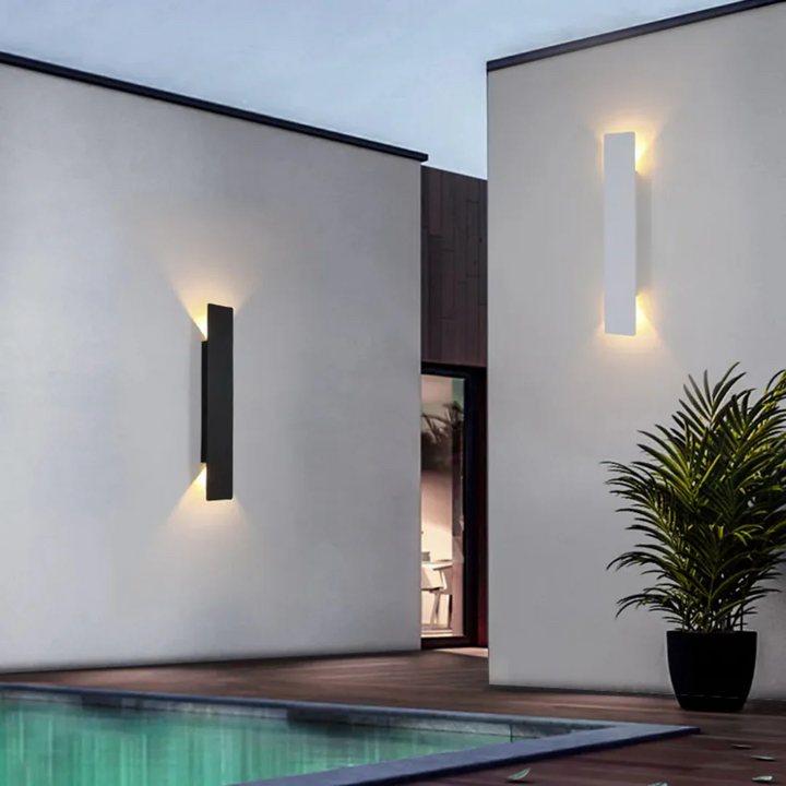 Wetterfeste Aluminium-Wandleuchte – Modern, Robust & Energiesparend | Ideal für Fassade, Garten & Terrasse