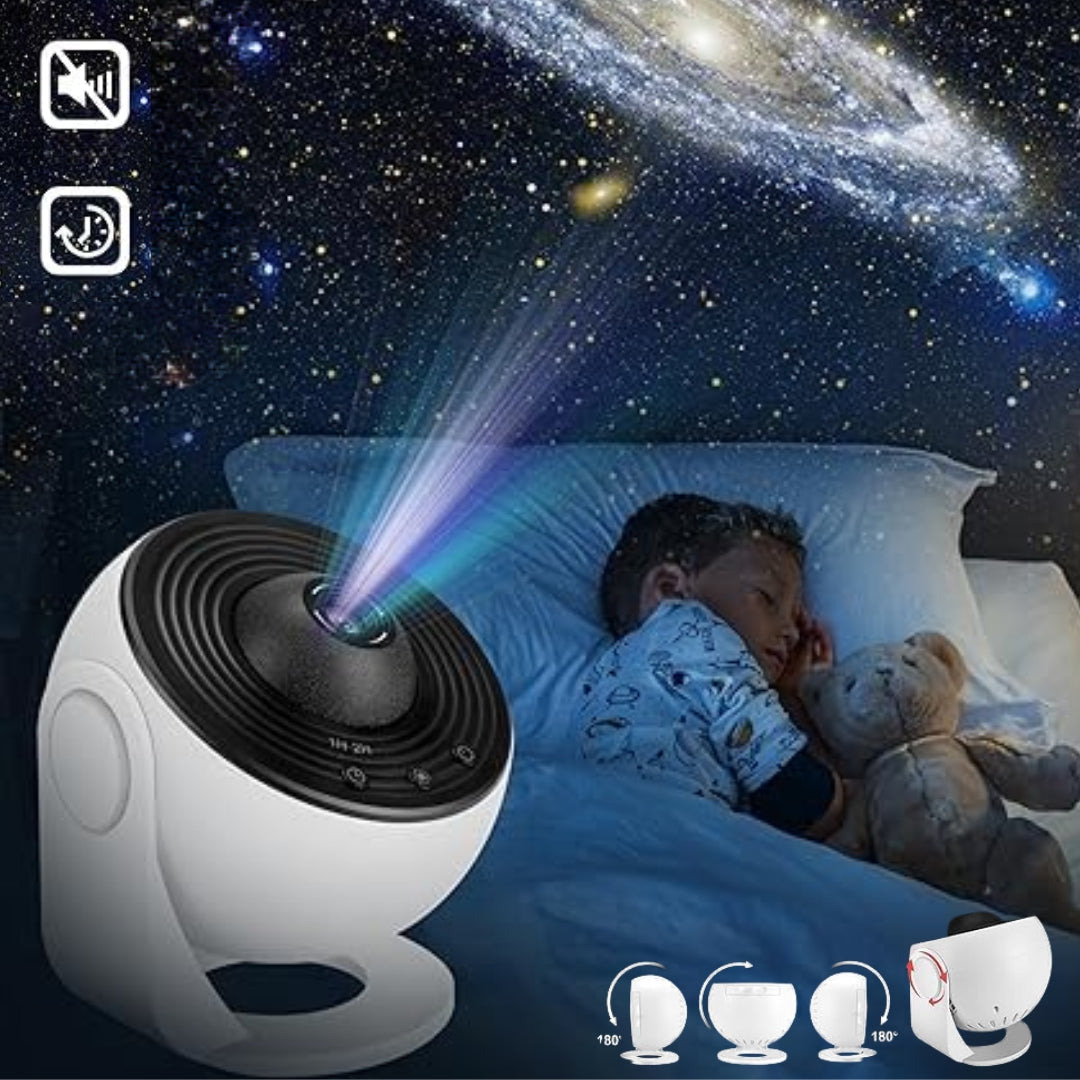 Starry Sky Galaxy Projector with Adjustable Light Effects