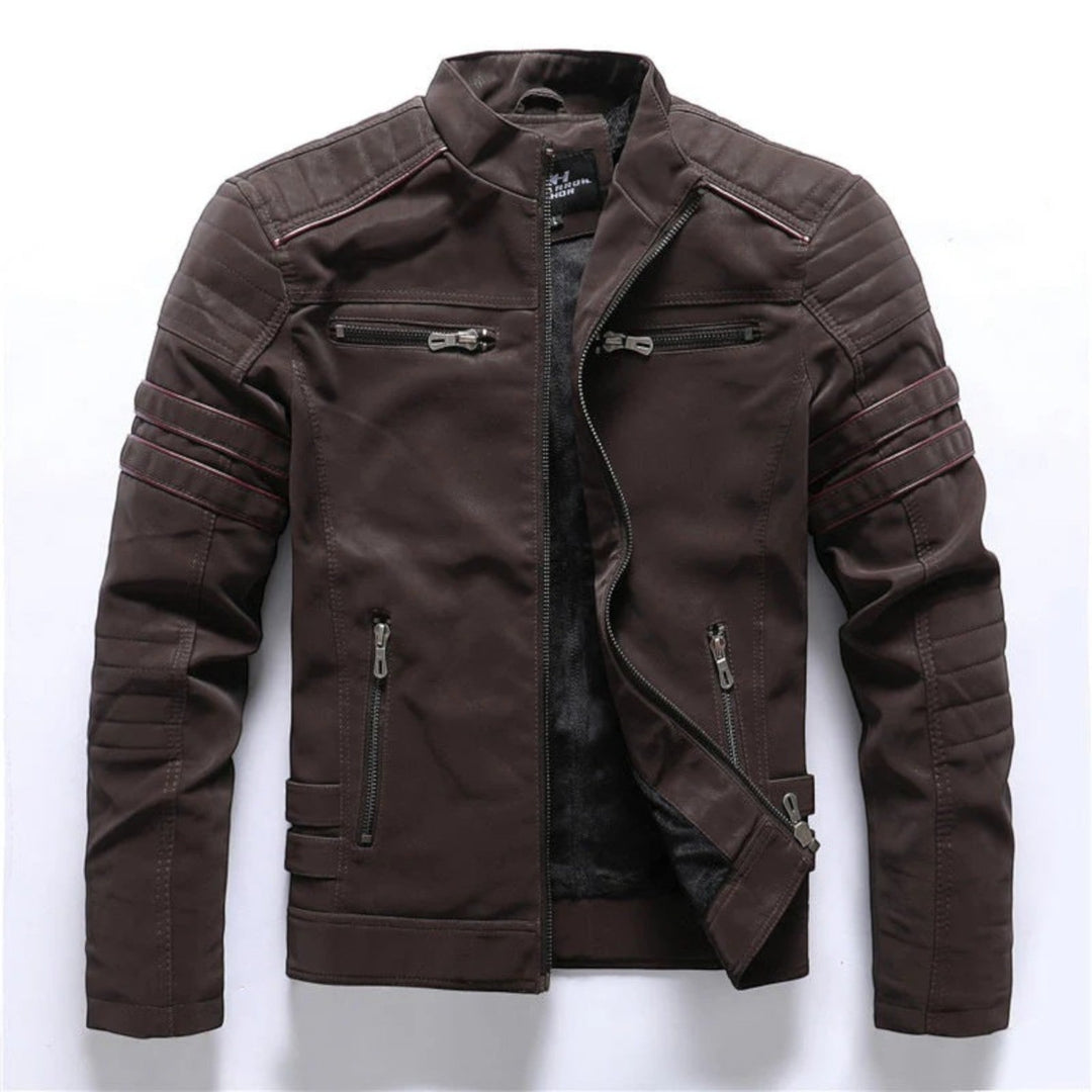 René | Bequeme Motorradjacke Für Herren | Reißverschluss