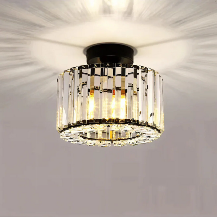 Kristall-Deckenleuchte mit LED – Luxuriös, Funkelnd & Elegant | Stilvolle Beleuchtung für Wohnzimmer, Flur & Schlafzimmer