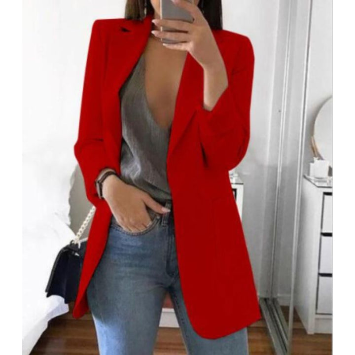 Stylischer Langarmblazer Für Damen | Winter