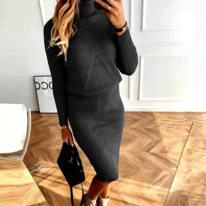 Rippstrick Pullover Und Rock | Autumn