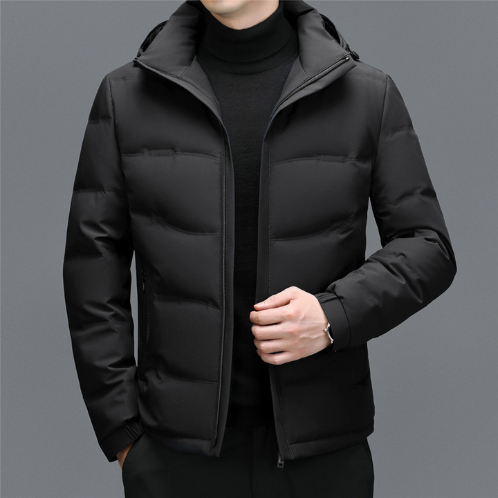 Herren Steppjacke Mit Langen Ärmeln | Reißverschluss