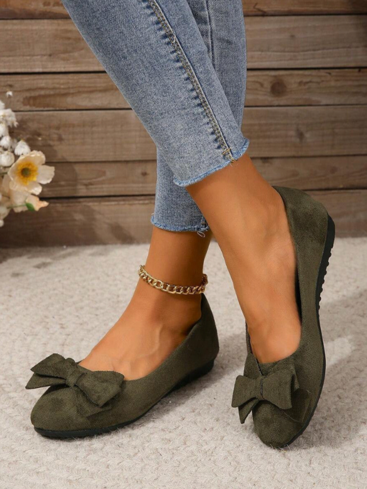 Leona | Bequeme Flache Schuhe Für Frauen | Runde Zehe