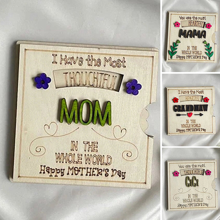 Rotating Sentiment Display Card A Unique Mother's Day Gift for Her