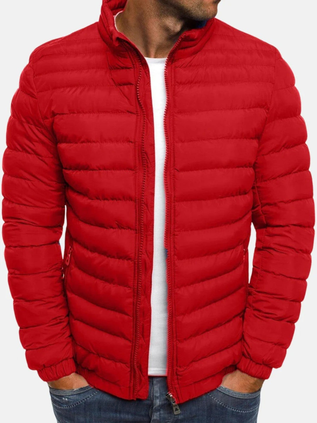 Oscar | Langärmlige Pufferjacke Für Herren