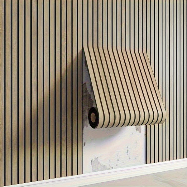 CleanWall – Selbstklebende 3D PVC Wandpaneele in Holzoptik mit Struktur | Einfach anzubringen & ideal zur Wohnungsaufwertung