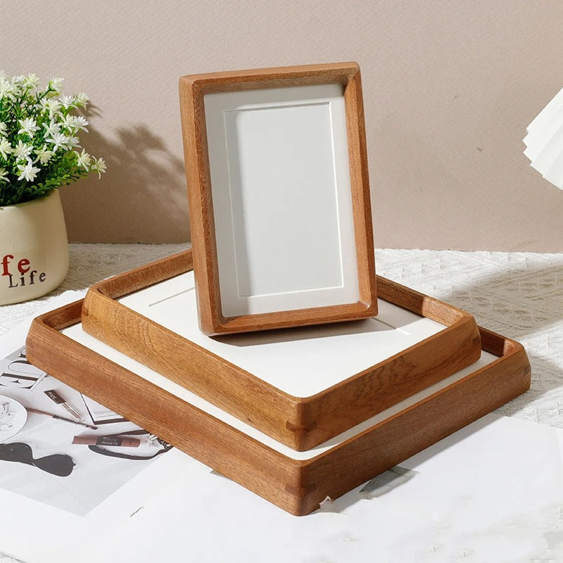 Rectangular Rounded Modern Photo Frame Display for Interior Décor