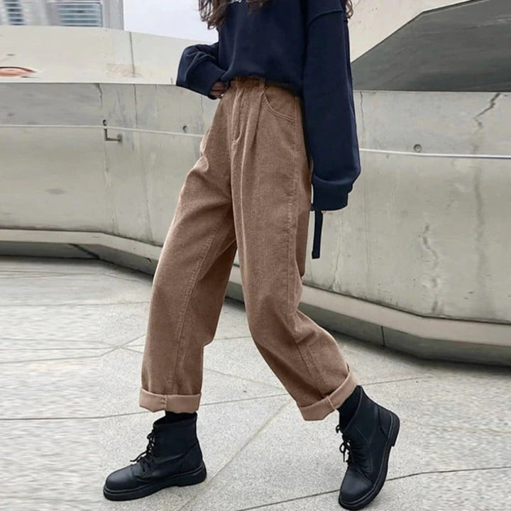 Ayla | Bequeme Baggy Cordhose Für Damen