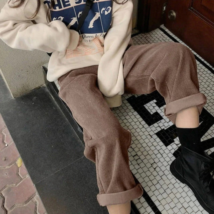 Ayla | Bequeme Baggy Cordhose Für Damen