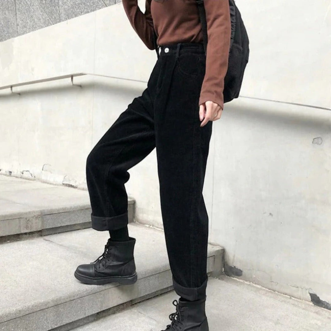 Ayla | Bequeme Baggy Cordhose Für Damen
