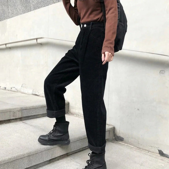 Ayla | Bequeme Baggy Cordhose Für Damen