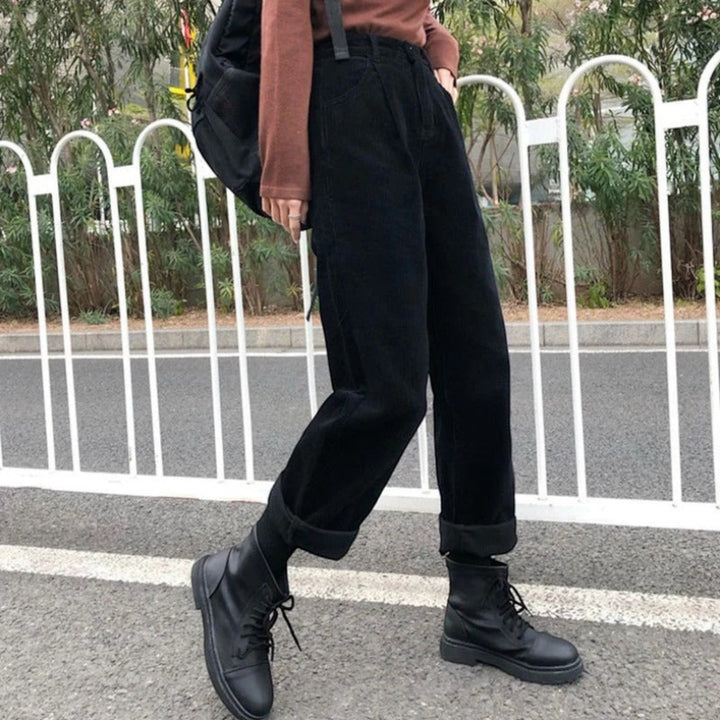 Ayla | Bequeme Baggy Cordhose Für Damen