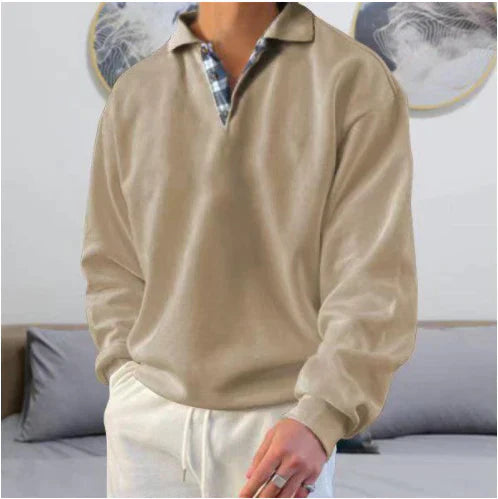 Lässiger Oversize Pullover Mit V-ausschnitt Für Herren | Winter