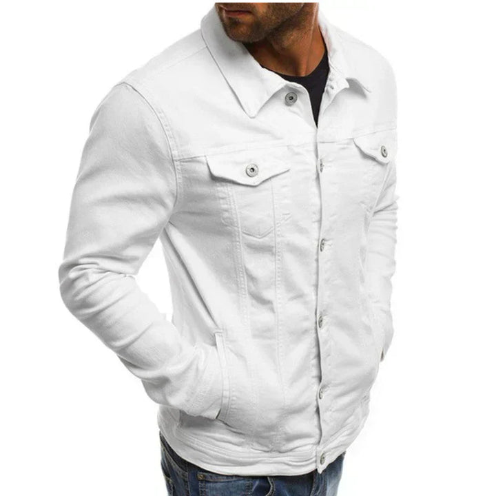 Klassische Jeansjacke Mit Brusttaschen Für Herren | Slim Fit
