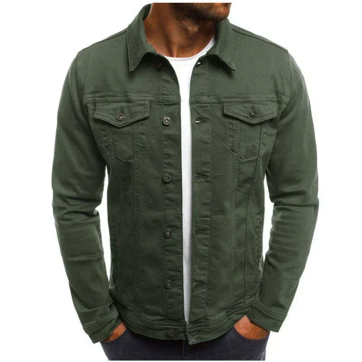 Klassische Jeansjacke Mit Brusttaschen Für Herren | Slim Fit