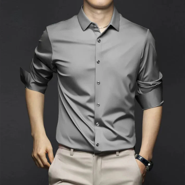 Herren Modernes Slim Fit Hemd | Button-Down