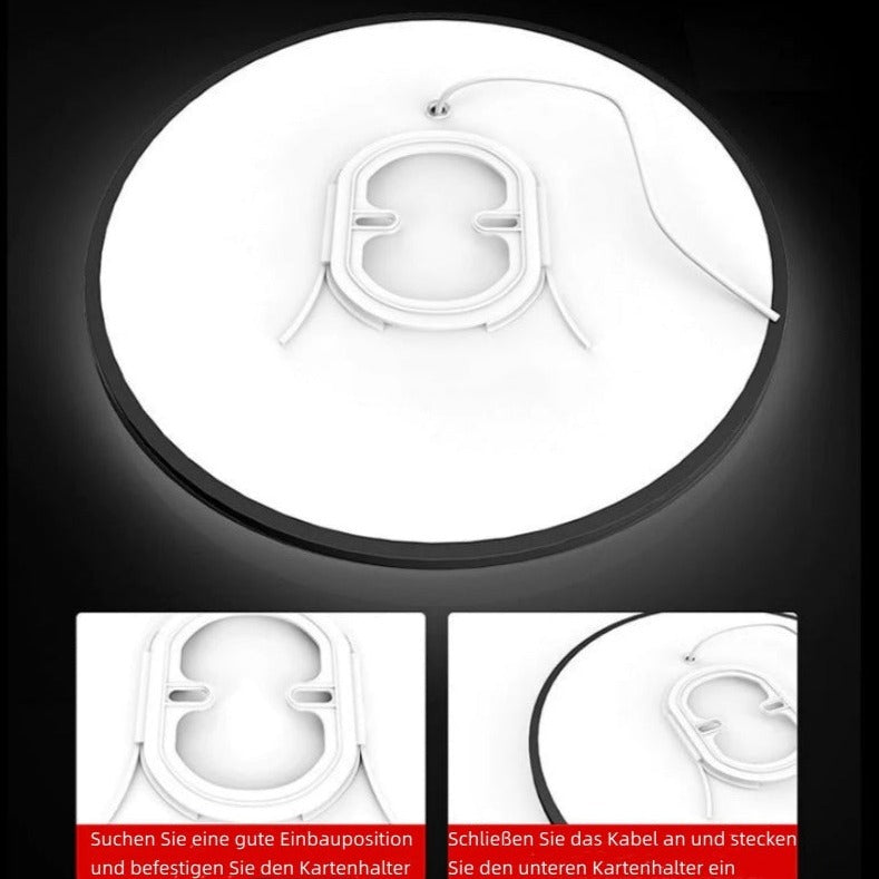 Flush Mount Round Ceiling Light Bathroom Safe Illumination
