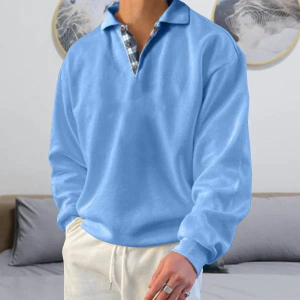 Lässiger Oversize Pullover Mit V-ausschnitt Für Herren | Winter