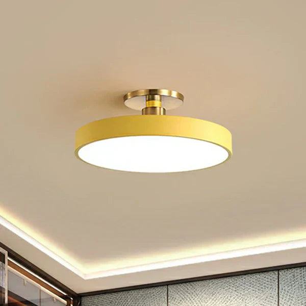 Modern LED Ceiling Light Slim Round Ceiling Mounted Design