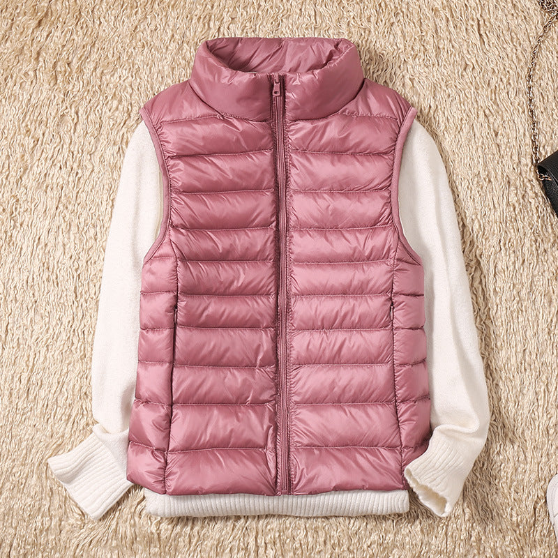 Ärmellose Winterweste Für Damen | Reißverschluss