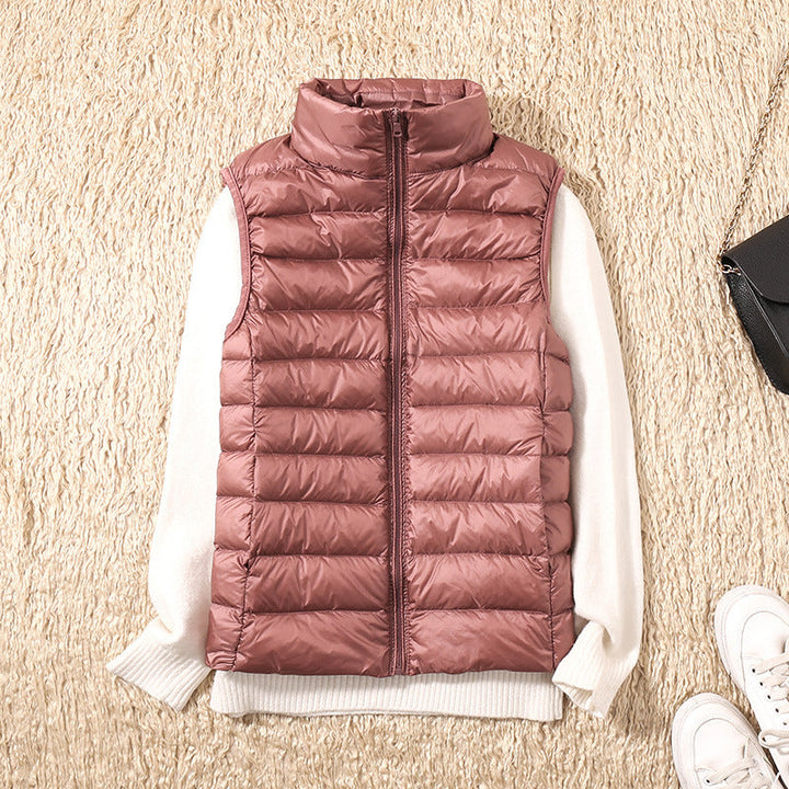 Ärmellose Winterweste Für Damen | Reißverschluss