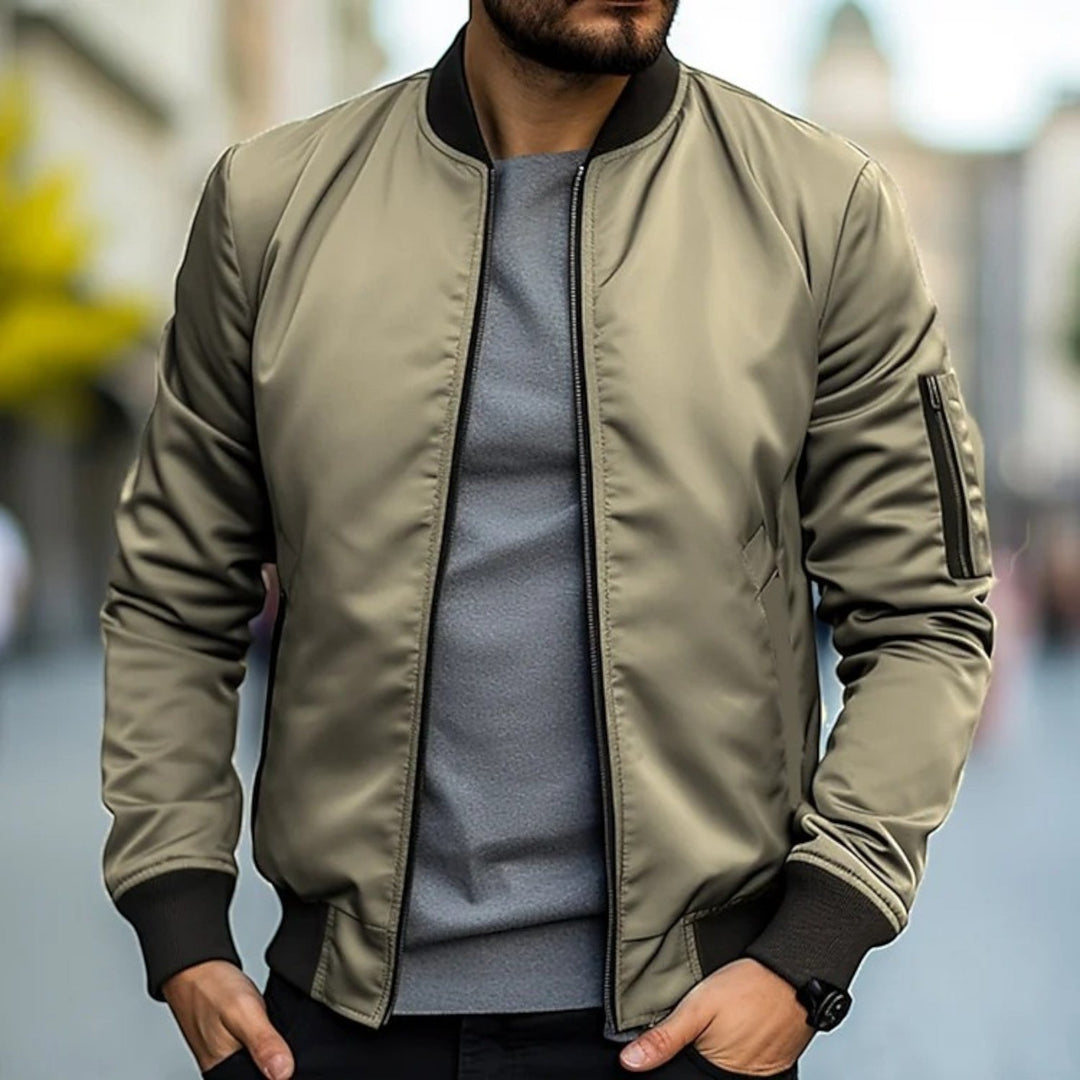 Tristan | Trendige Langarm-Bomberjacke Für Herren
