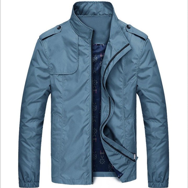 Moderne Übergangsjacke Mit Zipper Für Herren | Herbst
