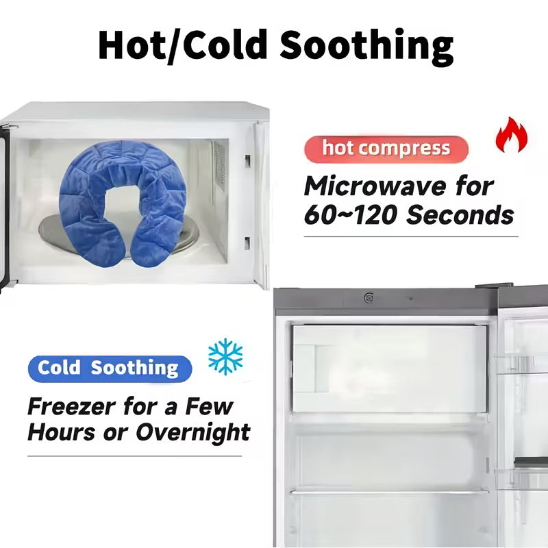 Wärme- und Kältekissen für Nacken und Schultern, wiederverwendbar