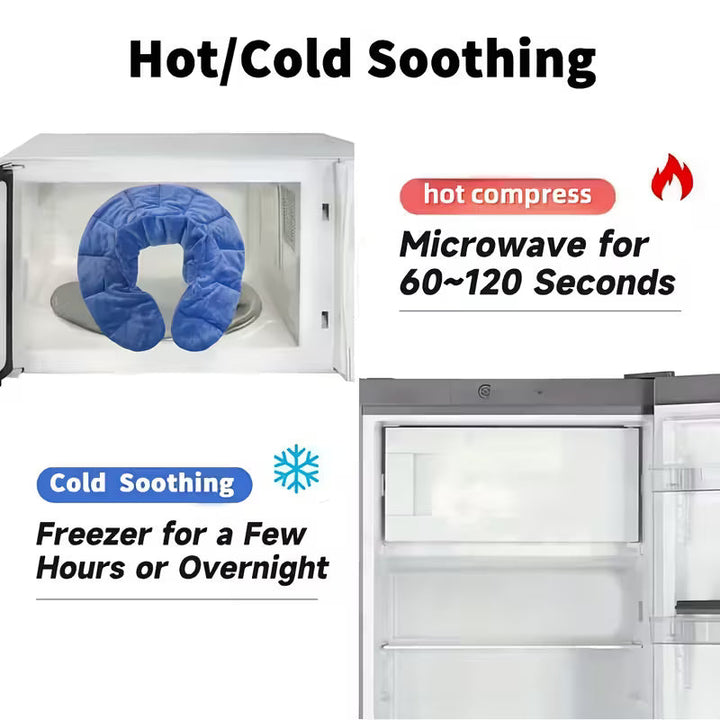 Wärme- und Kältekissen für Nacken und Schultern, wiederverwendbar