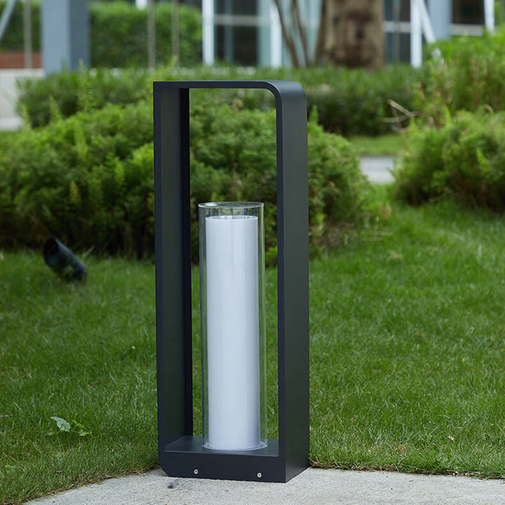 Outdoor LED Garden Light Square Minimalist Pathway Fixture