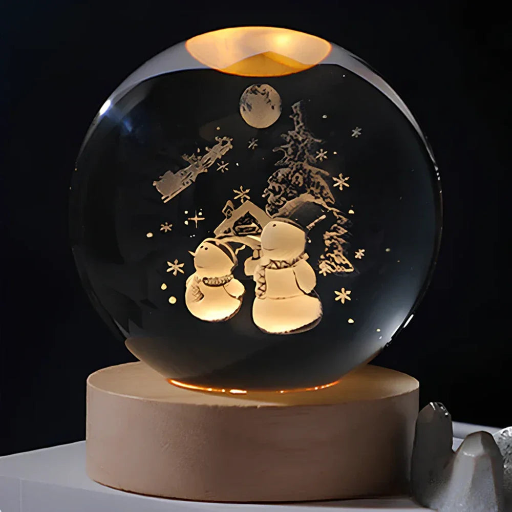 Illuminated 3D Planet Night Light Decorative Space Lamp