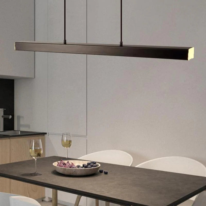 Linear LED Pendant Light Slim Modern Ceiling Lighting