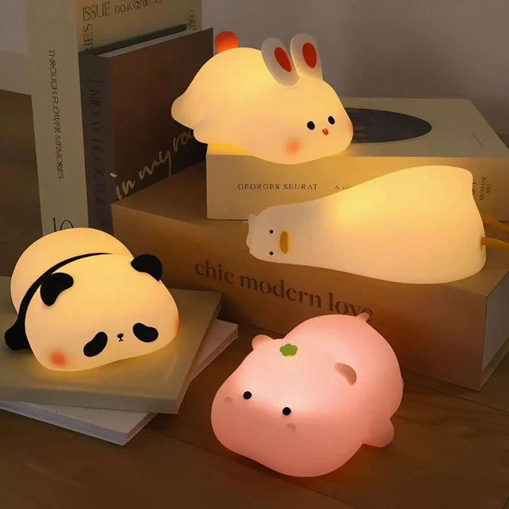 Character Touch Table Lamp Portable Ambient Night Light