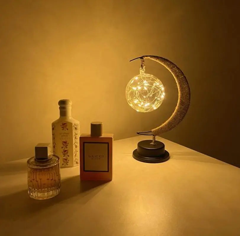 Decorative Moon Table Lamp LED Ambient Night Light