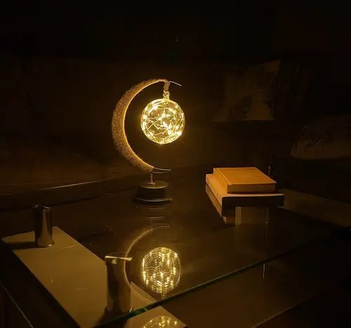 Decorative Moon Table Lamp LED Ambient Night Light
