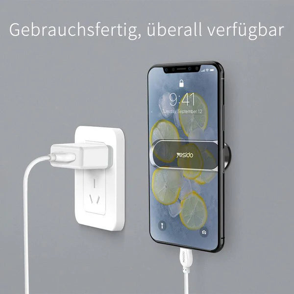 Magnetischer Telefonhalter – Montagefrei, Stark & Vielseitig | Für Auto, Schreibtisch & unterwegs geeignet