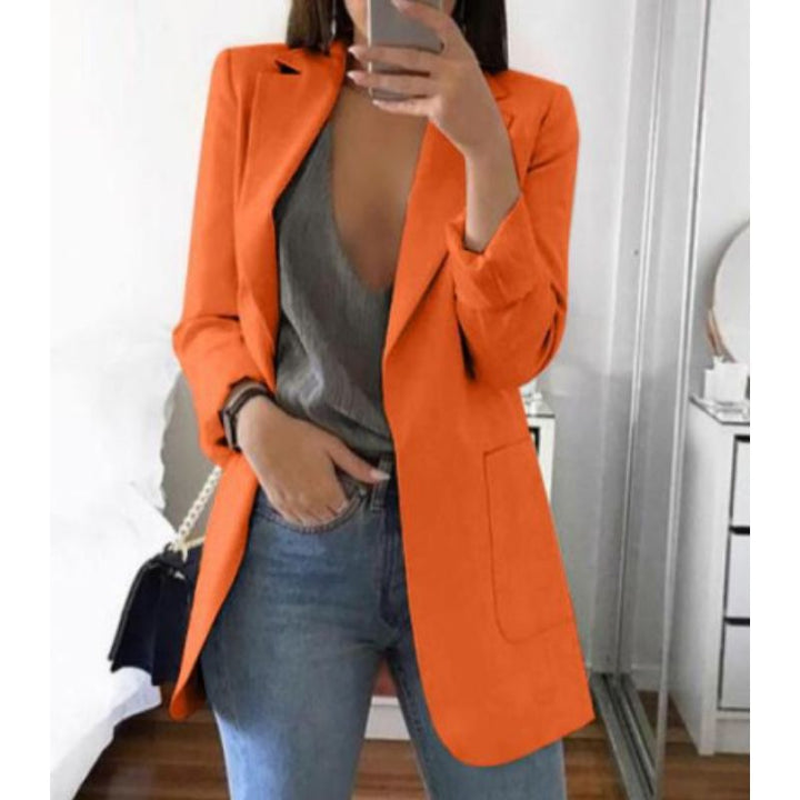 Stylischer Langarmblazer Für Damen | Winter