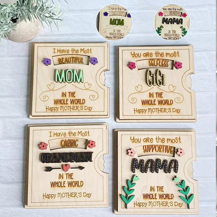 Rotating Sentiment Display Card A Unique Mother's Day Gift for Her