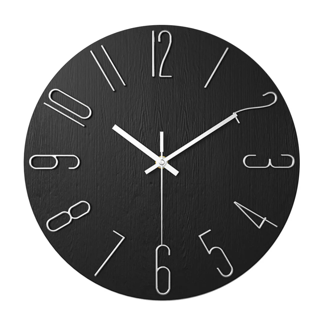 Moderne Wanduhr – Stilvolles Design für Wohnzimmer, Büro & Flur | Dekorative & leise Uhr für jedes Interieur